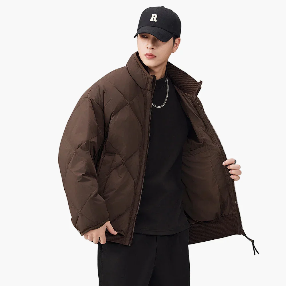 Veste matelassée décontractée pour homme – Style urbain et confort quotidien - Image 3