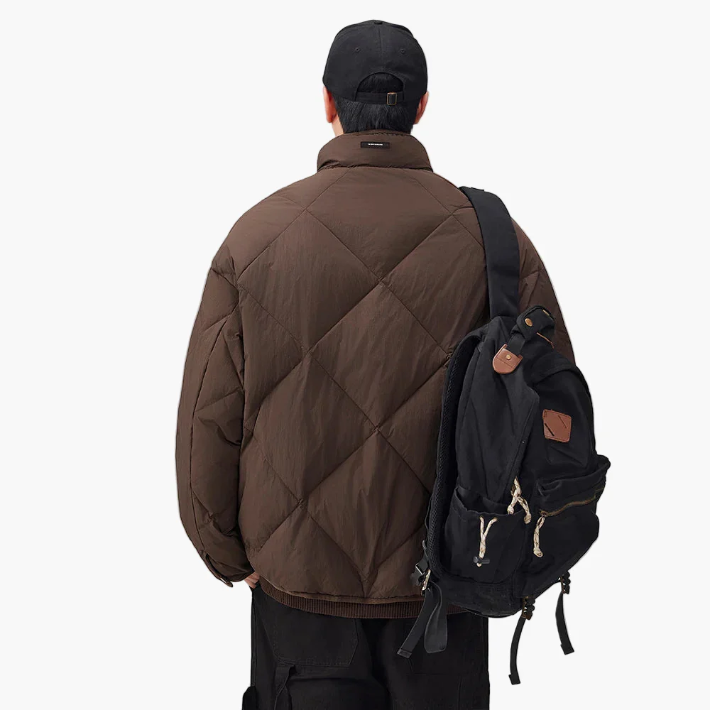 Veste matelassée décontractée pour homme – Style urbain et confort quotidien - Image 4