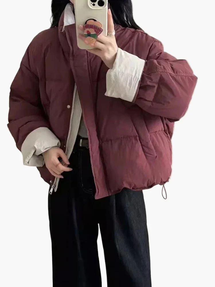 Veste matelassée décontractée pour femme style urbain hiver - Image 3