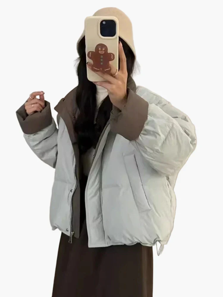 Veste matelassée décontractée pour femme style urbain hiver - Image 5