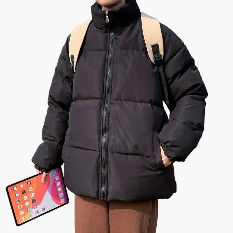 Veste matelassée décontractée style coréen pour homme – Idéale pour étudiants et usage quotidien - Image 2