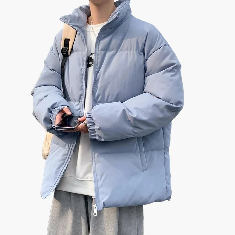 Veste matelassée décontractée style coréen pour homme – Idéale pour étudiants et usage quotidien - Image 4