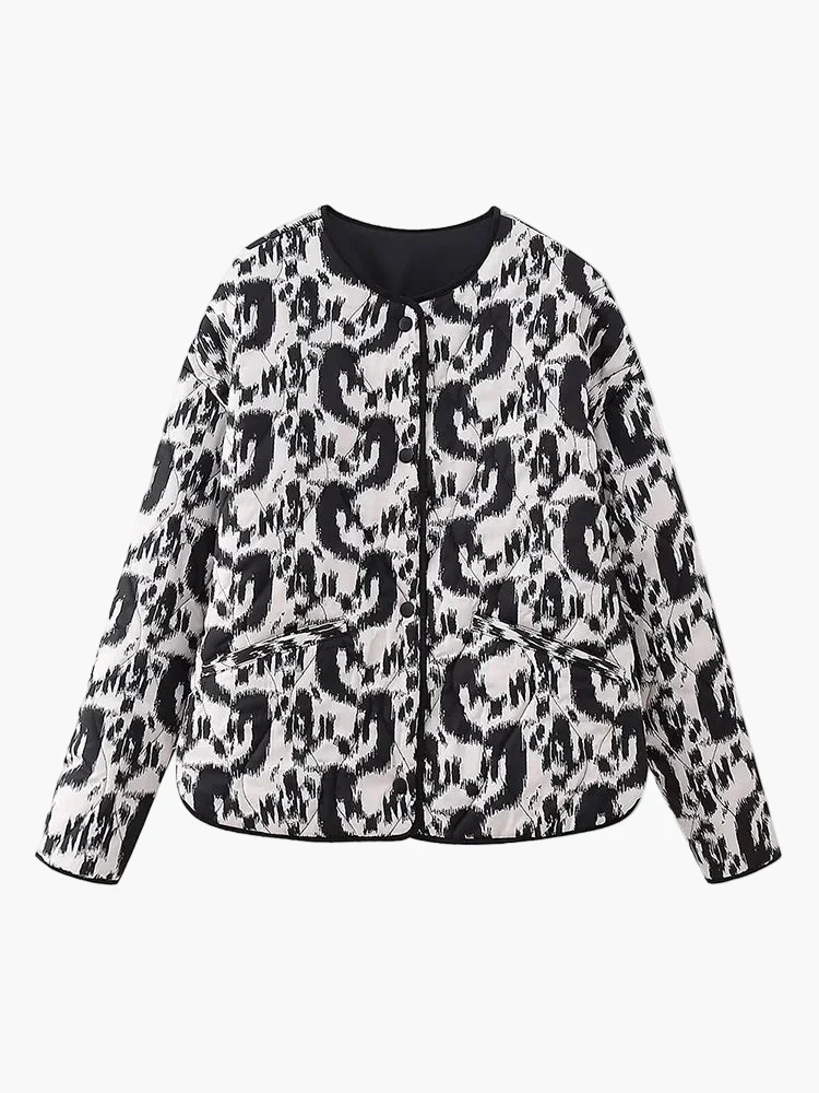 Veste matelassée femme style bohème chic décontracté - Image 5