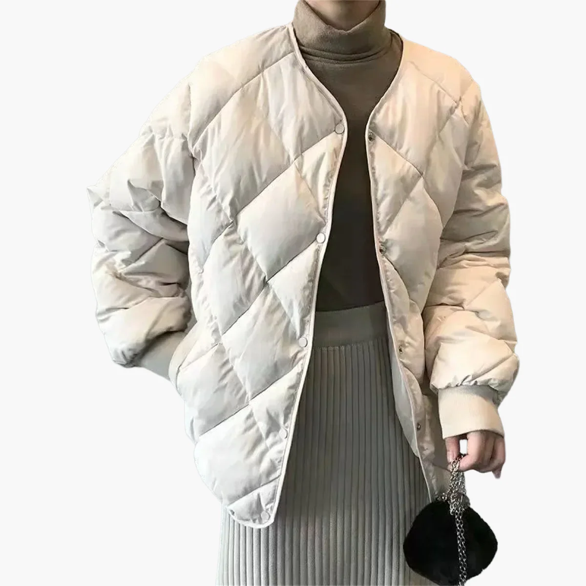 Veste matelassée femme style décontracté idéale pour l'automne et l'hiver - Image 6