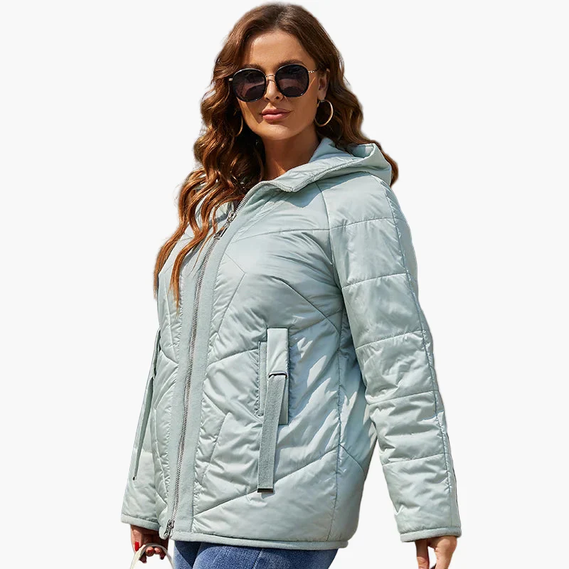 Veste Matelassée Femme Style Urbain Décontracté pour l’Hiver et les Loisirs - Image 2