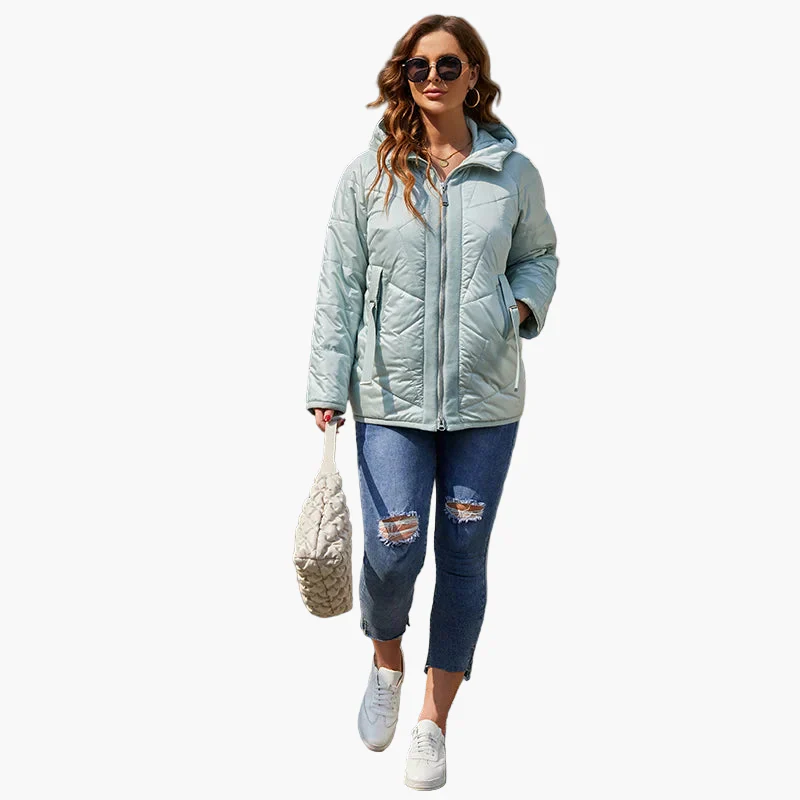 Veste Matelassée Femme Style Urbain Décontracté pour l’Hiver et les Loisirs - Image 3