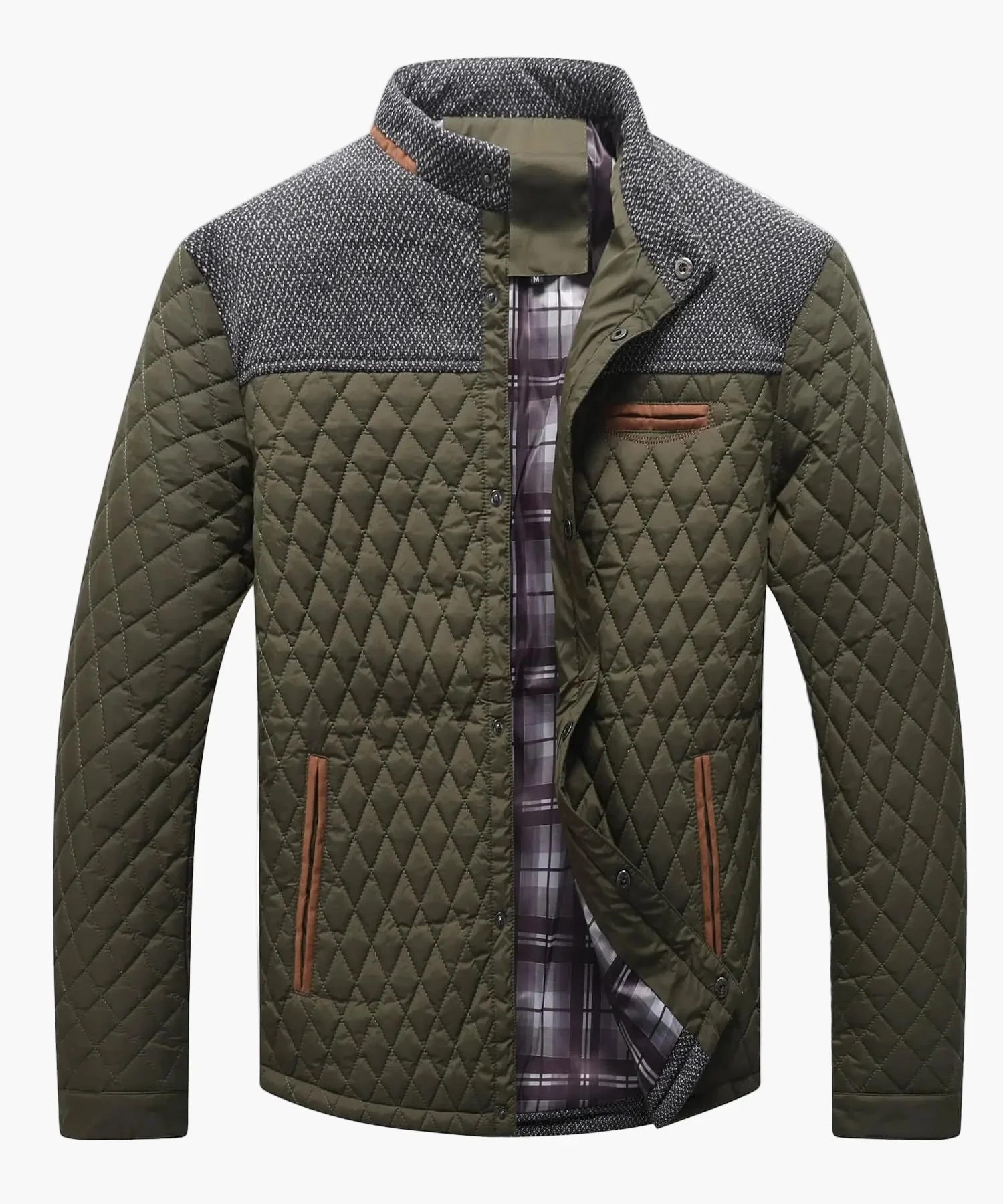 Veste matelassée homme style bomber casual pour l’automne et l’hiver - Image 2