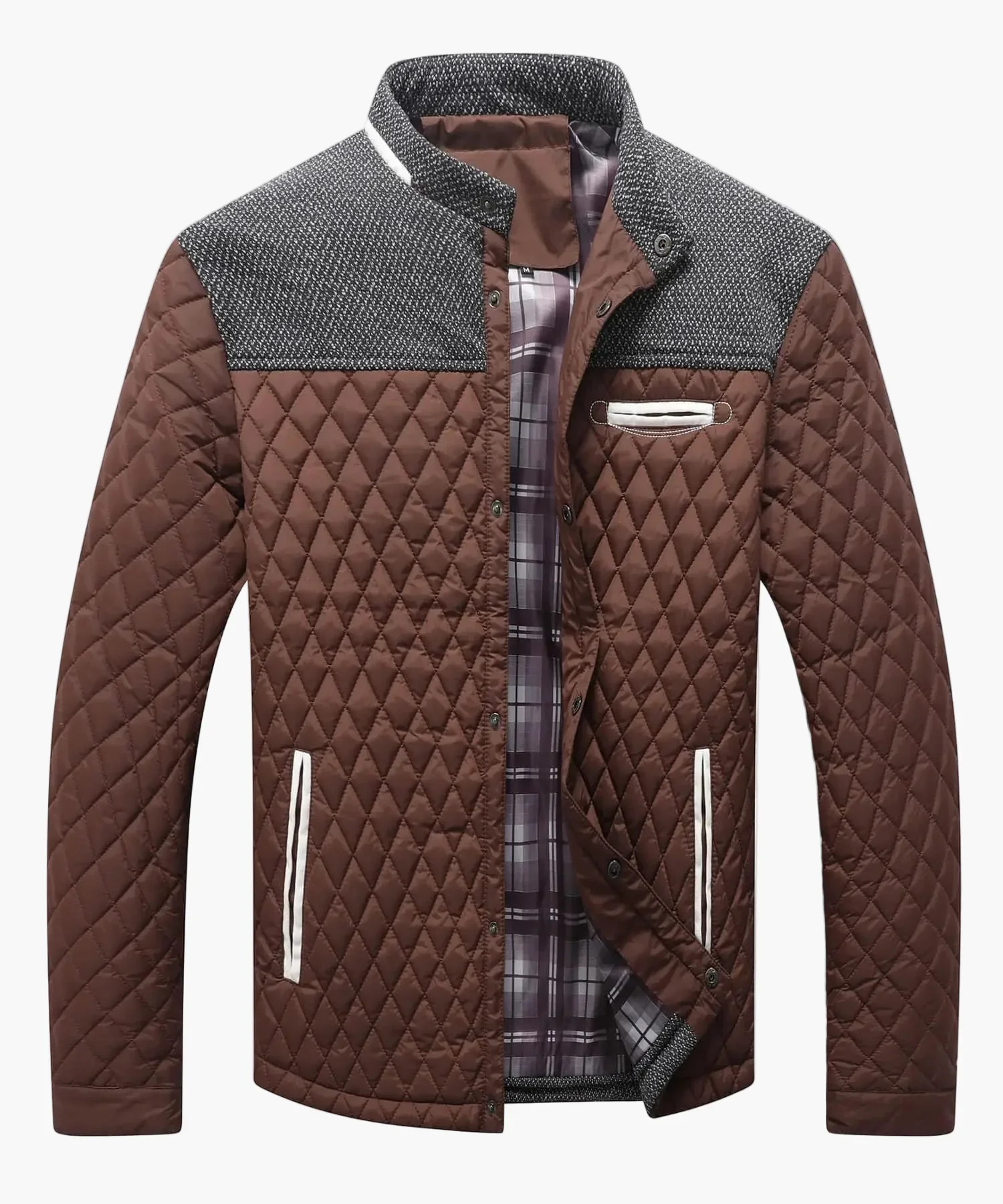 Veste matelassée homme style bomber casual pour l’automne et l’hiver - Image 6