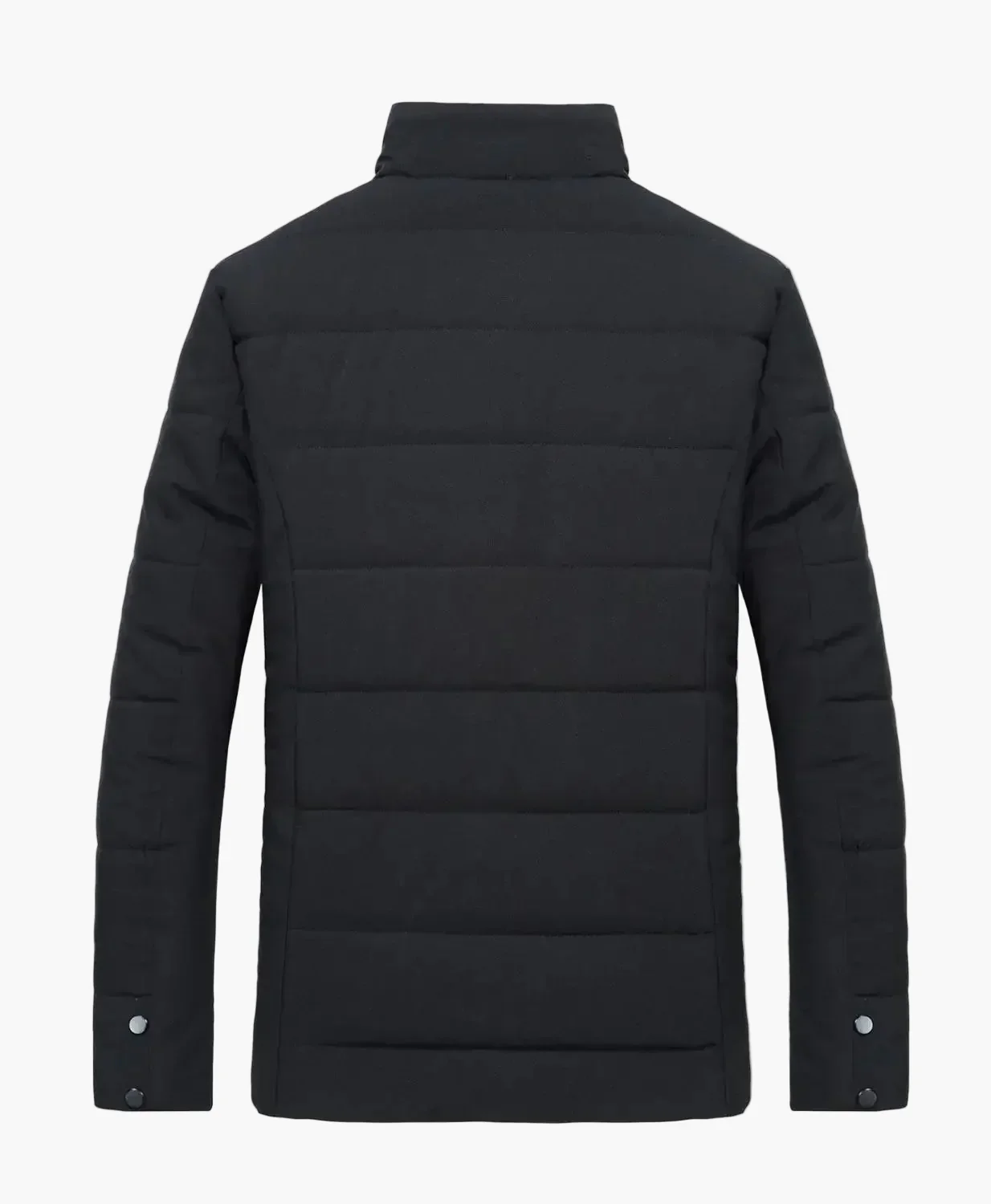 Veste matelassée homme style urbain avec col fourrure – Idéale pour l’hiver et la mi-saison - Image 3