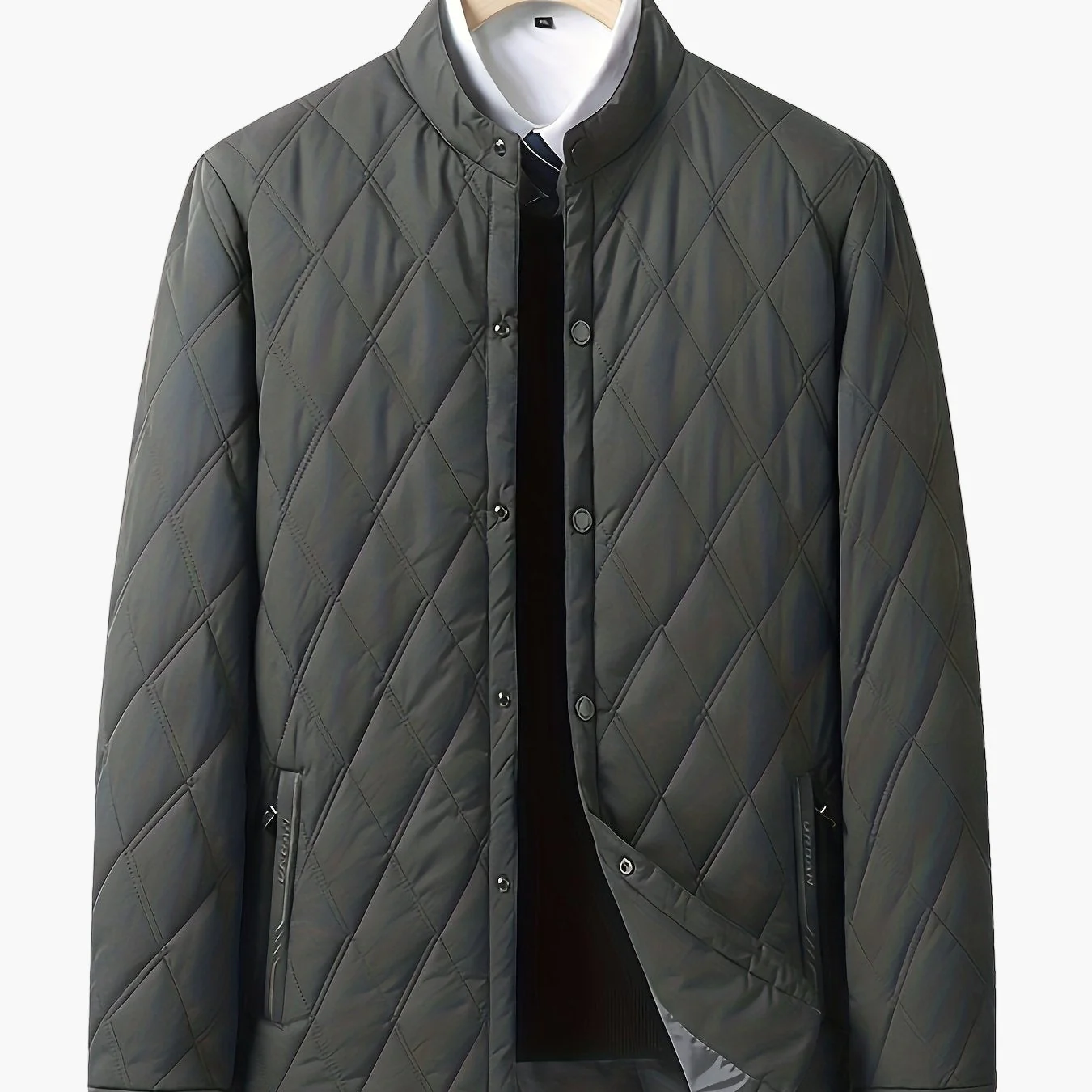 Veste matelassée homme style urbain élégance décontractée - Image 10