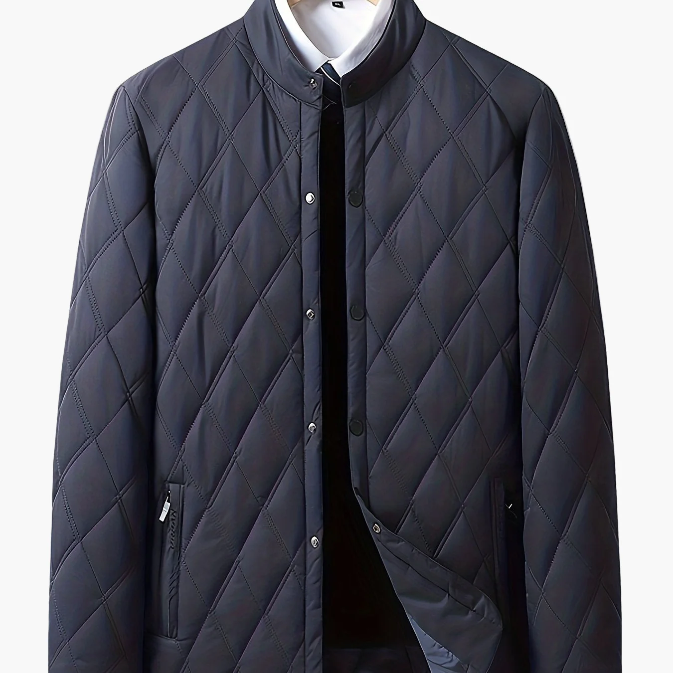 Veste matelassée homme style urbain élégance décontractée - Image 11