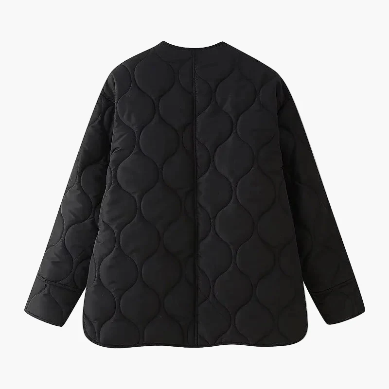 Veste matelassée légère style décontracté pour femme, idéale pour l'automne et le printemps - Image 5