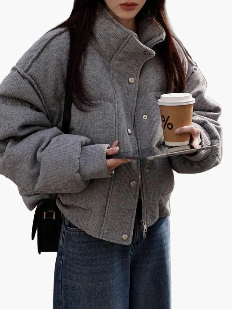 Veste matelassée style décontracté pour femme – Idéale pour l'automne et l'hiver - Image 2