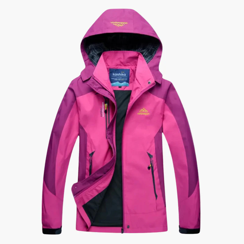Veste Outdoor Imperméable Femme Randonnée Sport Style Moderne - Image 9
