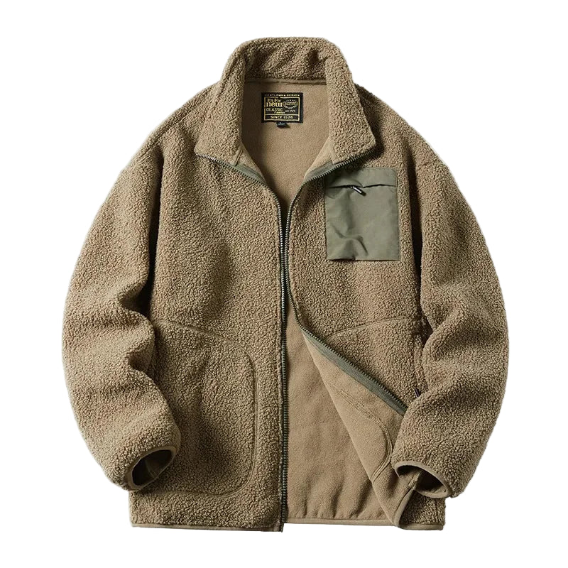 Veste Polaire Décontractée Unisexe Style Urbain pour Hommes et Femmes - Image 2