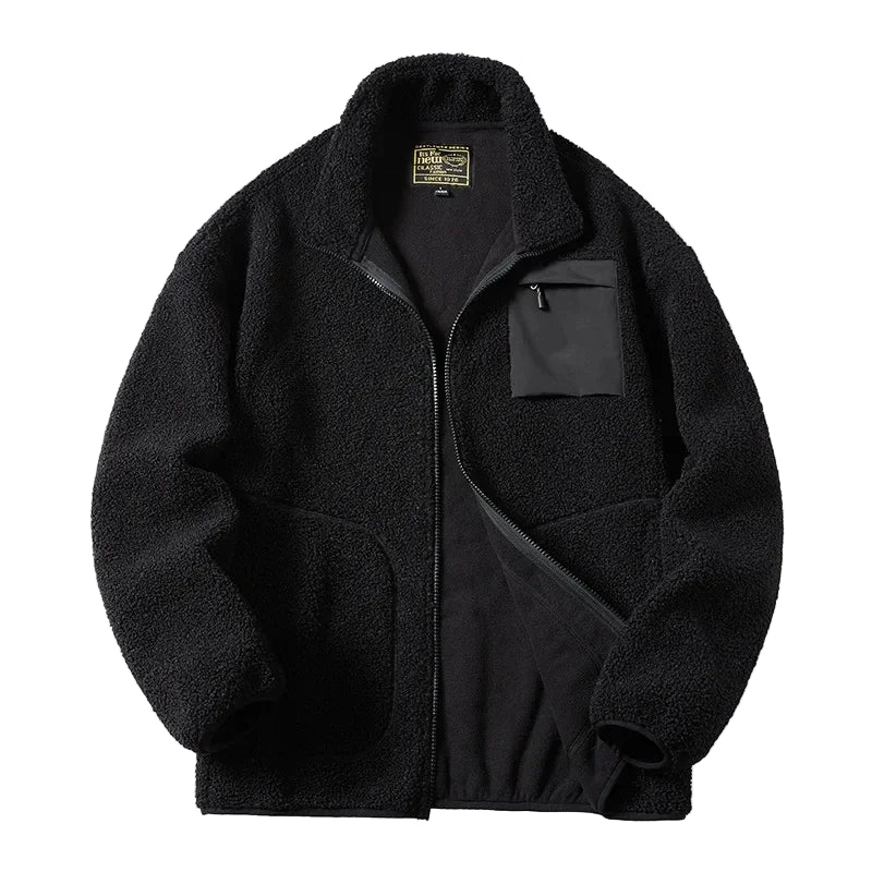 Veste Polaire Décontractée Unisexe Style Urbain pour Hommes et Femmes - Image 4
