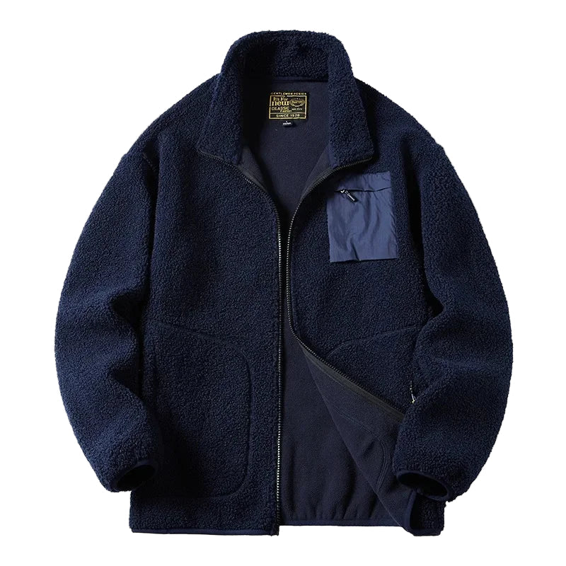 Veste Polaire Décontractée Unisexe Style Urbain pour Hommes et Femmes - Image 5