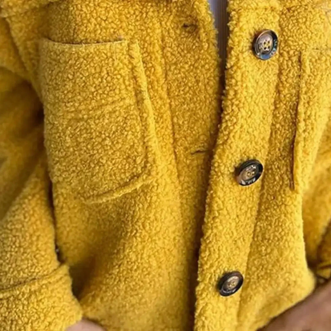 Veste polaire sherpa femme style décontracté tendance automne-hiver - Image 6