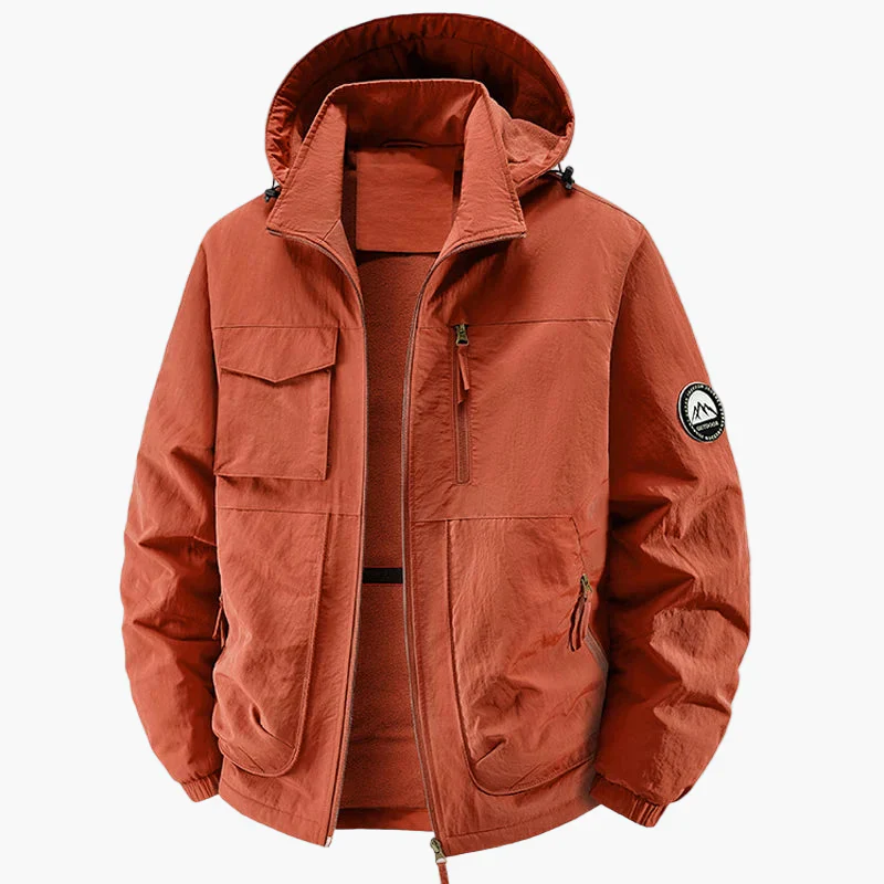 Veste de Randonnée Homme Style Urbain avec Capuche – Idéale pour l’Extérieur et les Activités Quotidiennes - Image 4