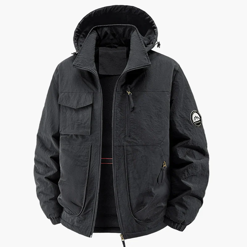 Veste de Randonnée Homme Style Urbain avec Capuche – Idéale pour l’Extérieur et les Activités Quotidiennes - Image 5