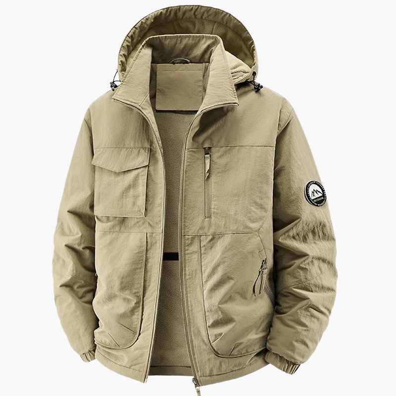 Veste de Randonnée Homme Style Urbain avec Capuche – Idéale pour l’Extérieur et les Activités Quotidiennes - Image 7