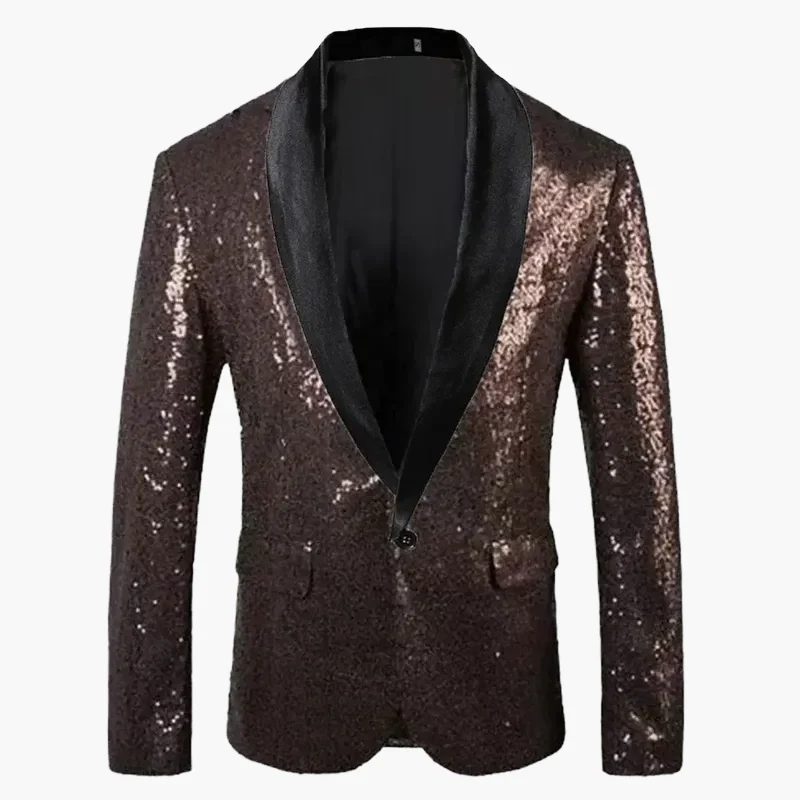 Veste de soirée homme élégante à sequins pour événements et fêtes - Image 10