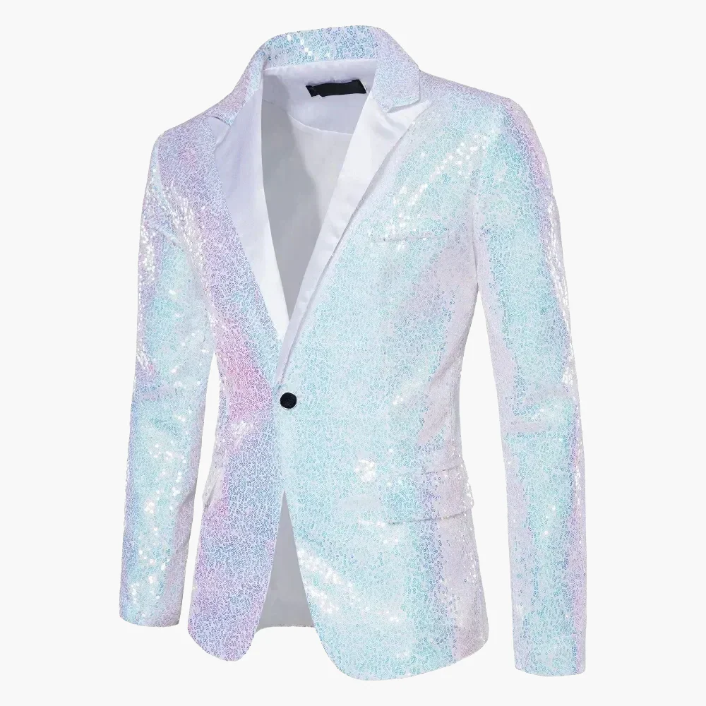 Veste de soirée homme élégante à sequins pour événements et fêtes - Image 13
