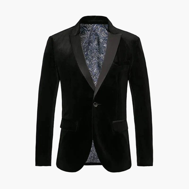 Veste de soirée homme style smoking, coupe élégante pour occasions formelles - Image 2