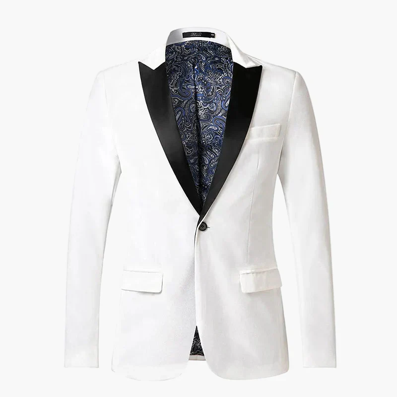Veste de soirée homme style smoking, coupe élégante pour occasions formelles - Image 4