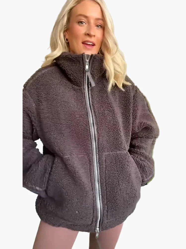 Veste style peluche pour femme – Look tendance et confort optimal pour l’hiver - Image 3