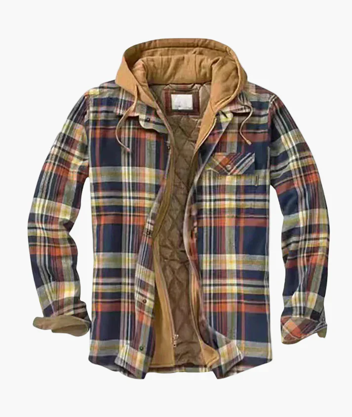 Veste Surchemise Homme Style Urbain Décontracté à Carreaux pour Automne et Hiver - Image 2