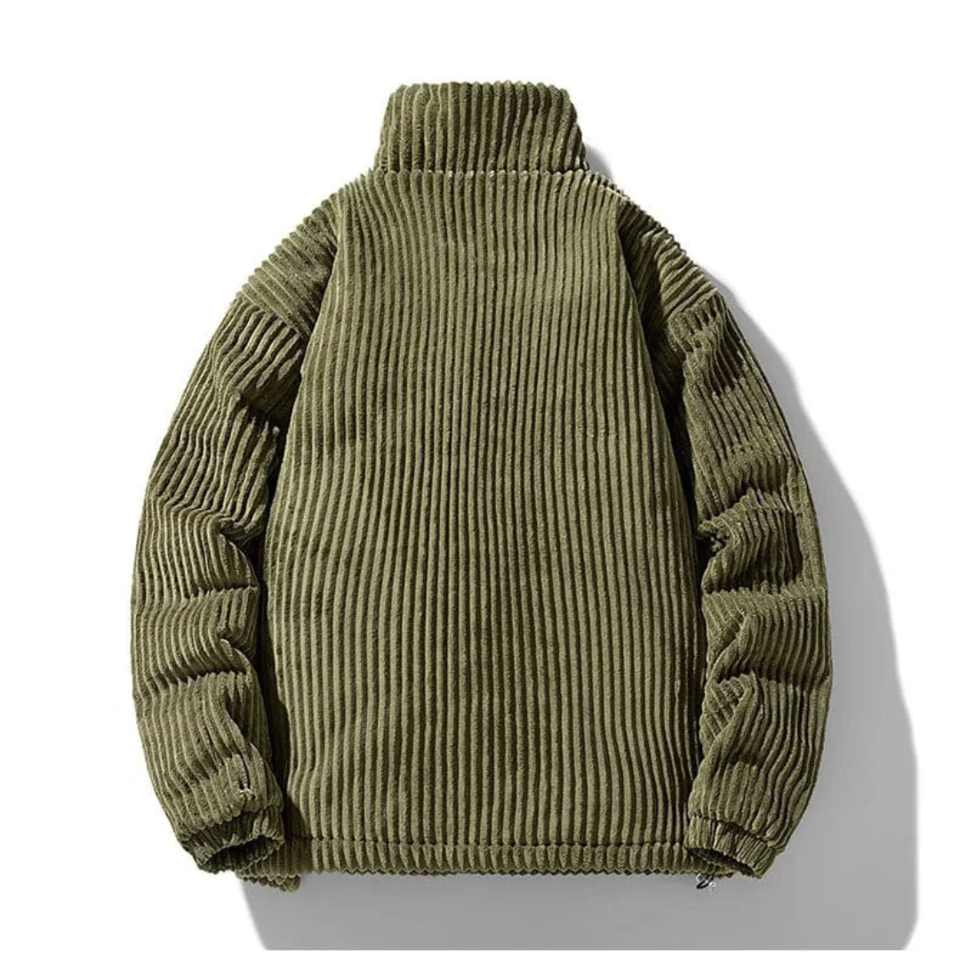 Veste en velours côtelé style urbain pour homme, idéale automne hiver - Image 4
