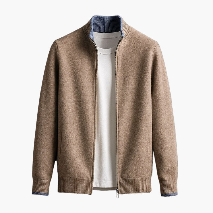 Veste zippée style casual pour homme, élégance moderne et polyvalente - Image 2
