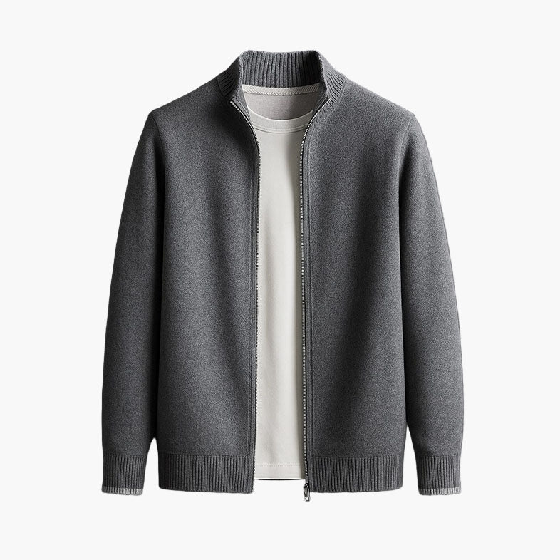 Veste zippée style casual pour homme, élégance moderne et polyvalente - Image 3