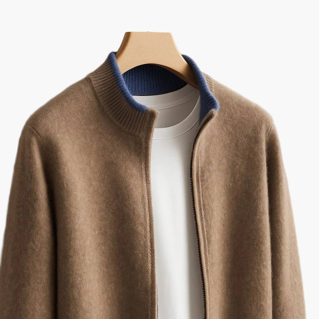 Veste zippée style casual pour homme, élégance moderne et polyvalente - Image 5