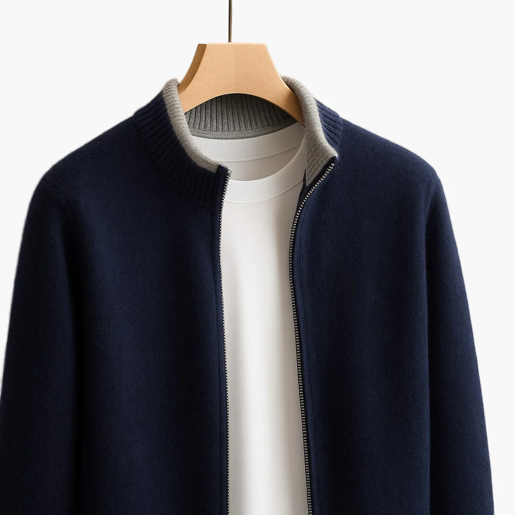 Veste zippée style casual pour homme, élégance moderne et polyvalente - Image 7