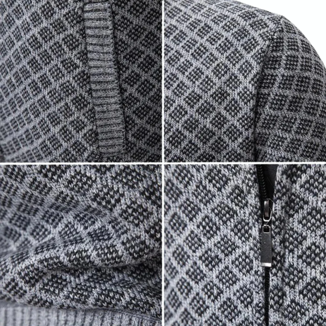 Veste zippée élégante pour homme style affaires décontracté - Image 5
