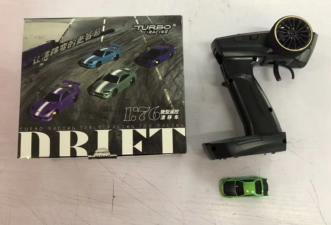 Voiture RC Drift 1:76 pour adultes et adolescents – Modèle C64, style turbo, idéale pour course sur table et drift - Image 11