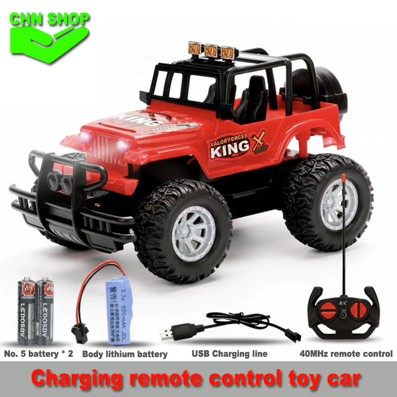 Voiture Télécommandée Tout-Terrain pour Garçons – Style 4x4 Off-Road, Jouet Radiocommandé pour Enfants 1 à 12 Ans - Image 2