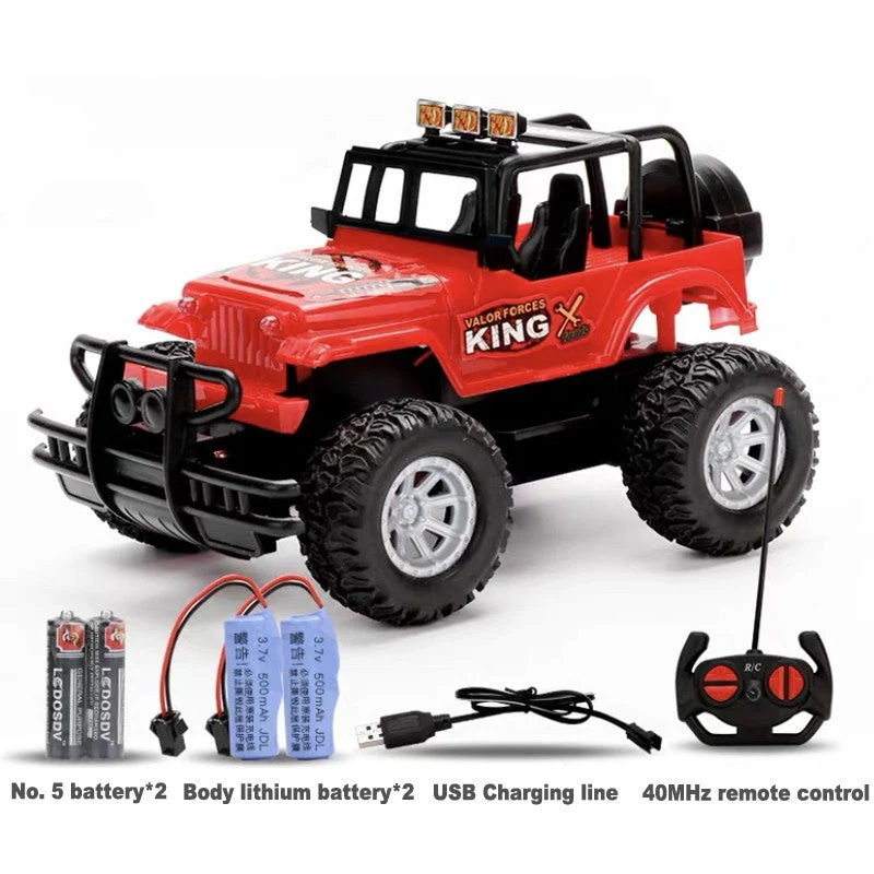 Voiture Télécommandée Tout-Terrain pour Garçons – Style 4x4 Off-Road, Jouet Radiocommandé pour Enfants 1 à 12 Ans - Image 4