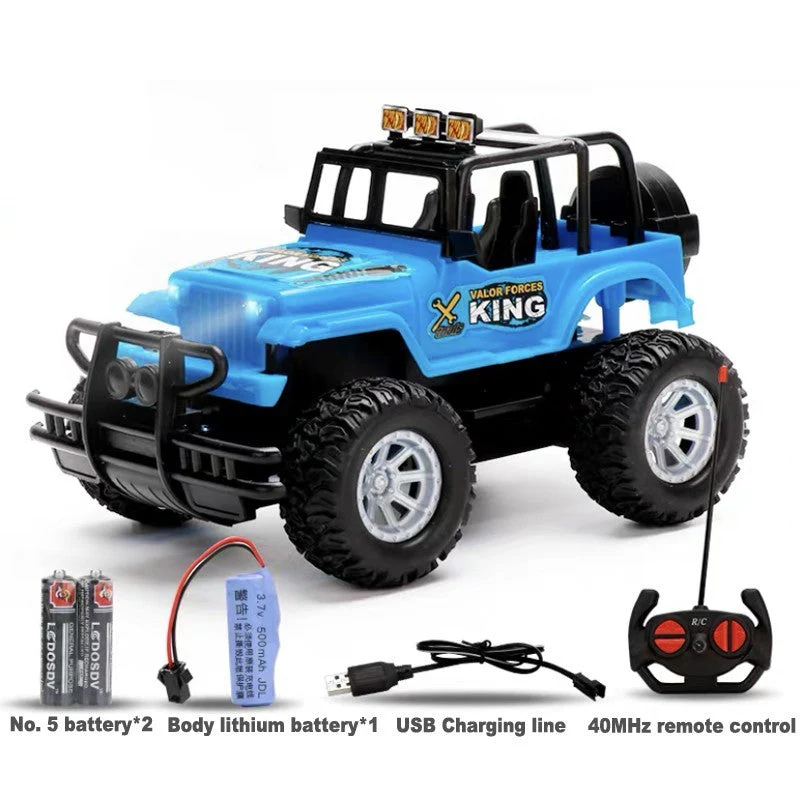 Voiture Télécommandée Tout-Terrain pour Garçons – Style 4x4 Off-Road, Jouet Radiocommandé pour Enfants 1 à 12 Ans - Image 7